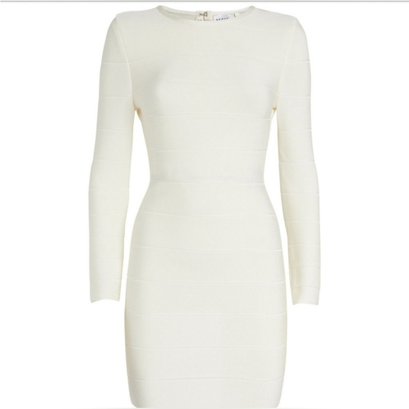 Herve Ledger Icon Mini Sheath Bandage Dress NWT - Picture 4 of 12
